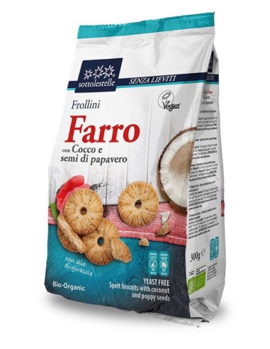 Galletas de Trigo Espelta con Coco y Semillas de Amapola