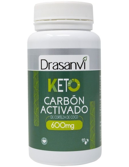 Carbon Vegetal 60 Capsulas Keto Drasanvi