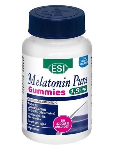 Melatonin Pura 1,9 Mg Sabor Frutos Rojos 60 Gummies de Trepatdiet-Esi
