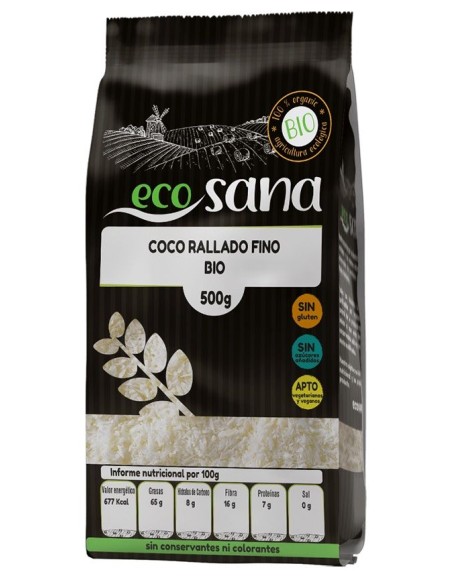 Coco Rallado Fino Bio 150G Ecosana