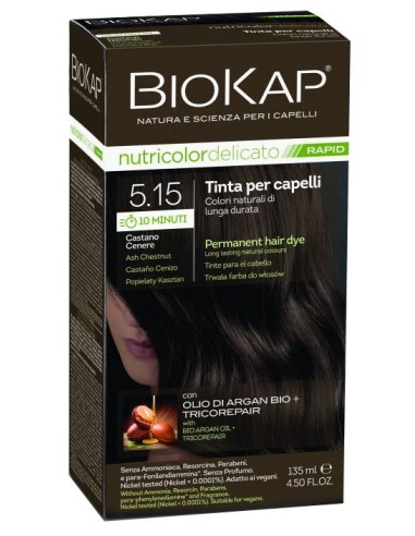 Biokap Nutricolor Delicato Rapid 5.15 Castaño Cenizo