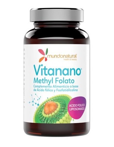 Vitanano Methy Folato Liposomado 30Cap. de Mundonatural