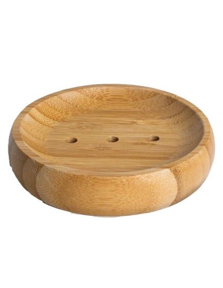 Jabonera Redonda de bambú FSC