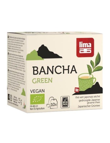 Te Verde Bancha Filtros 15G Bio de Lima