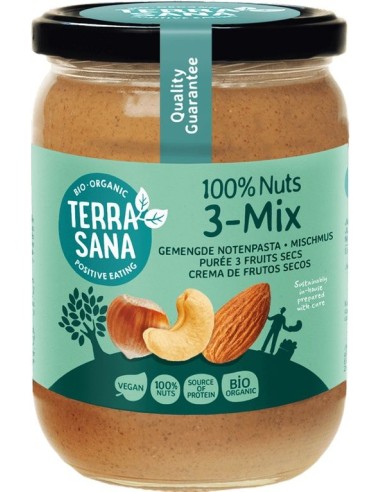 Crema de Frutos Secos Sin Cacahuetes 3-Mix