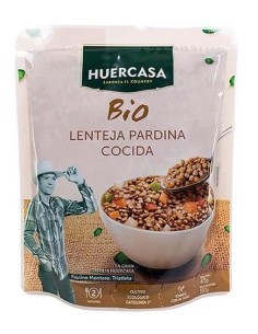 Lenteja Pardina Cocida Bio, 475 G de Huercasa