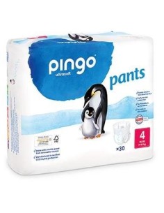Pañales Braguita T4 Bio, 30 Und de Pingo