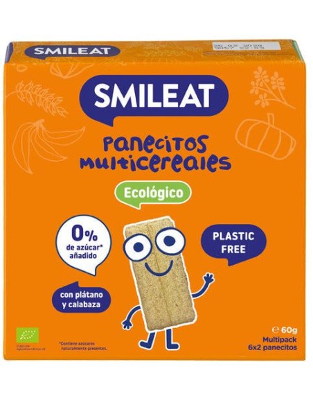 Panecillos De Cereales Con Platano Y Calabaza 60 G de Smilea