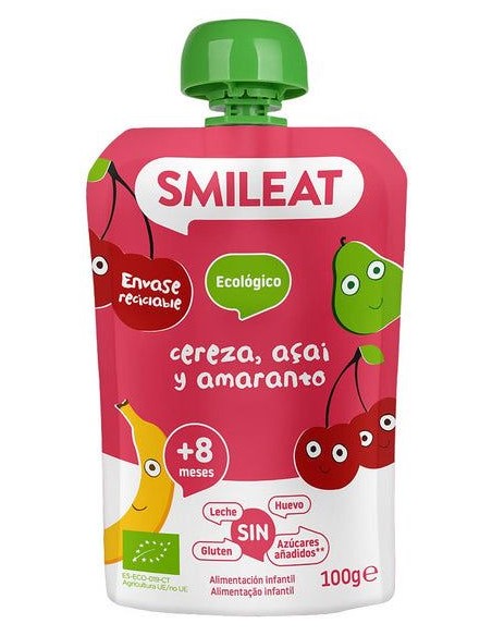 Pouch De Cereza Açai Y Amaranto 100 G Eco de Smileat
