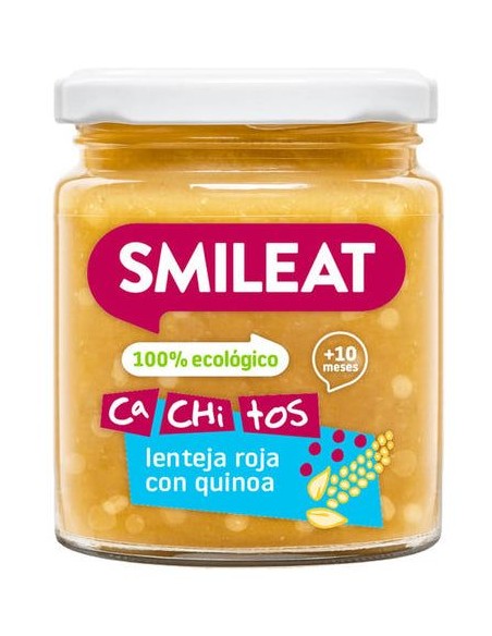 Tarrito Con Cachitos De Lentejas Con Quinoa 230 G de Smileat