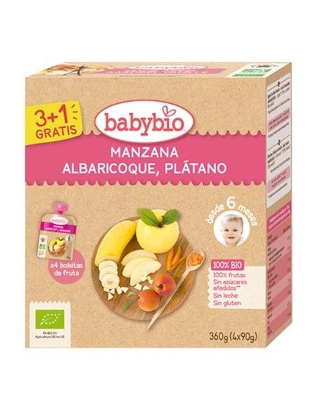 Pack Smoothies de Manzana, Albaricoque y Plátano