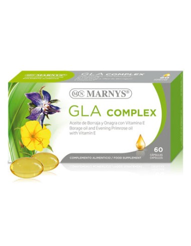 Gla Complex - Onagra + Borraja   60 Cápsulas X 515 Mg Marnys