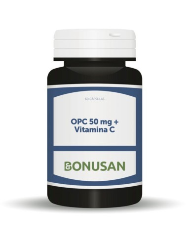 Opc 50Miligramos Vitamina C 60V Cápsulas  Bonusan