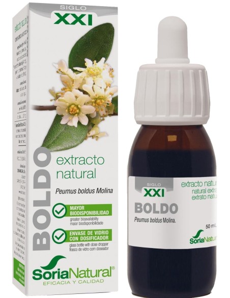 Ext. Boldo Xxi 50Ml. S/Al de Soria Natural