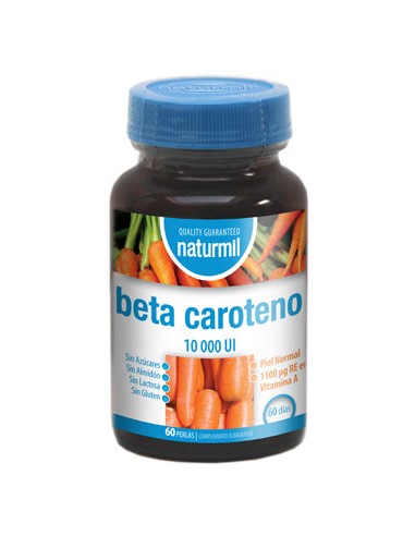 Betacaroteno 10.000 Ui Perlas 60 Capsulas De Dietmed