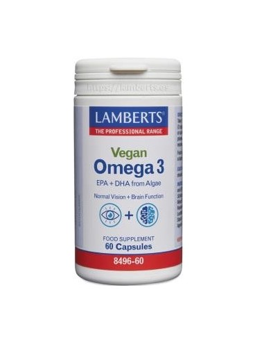 Pack 5 Uds. Omega 3 Vegano 60 Caps. de Lamberts