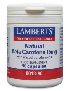 Betacaroteno Natural 15 Mg. 90 Cap. de Lamberts