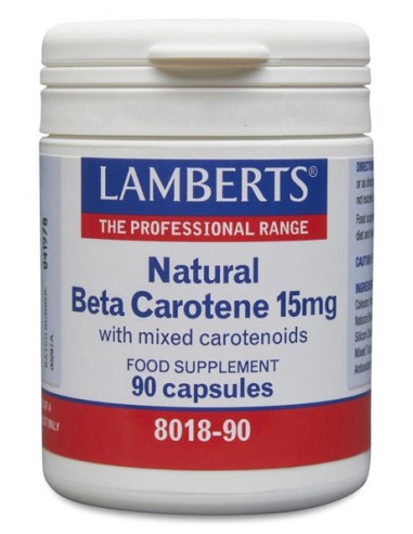 Betacaroteno Natural 15 Mg. 90 Cap. de Lamberts