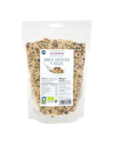 Arroz, Lentejas y Algas 500 G Eco