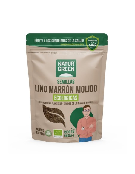 Lino Marron Molido Bio 150 G