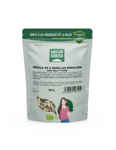 Mezcla 6 Semillas ensalada Goji y Chía Bio 225 G