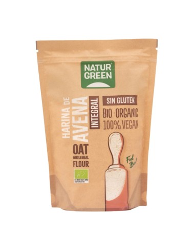 Harina de Avena Integral sin Gluten Bio 500 G