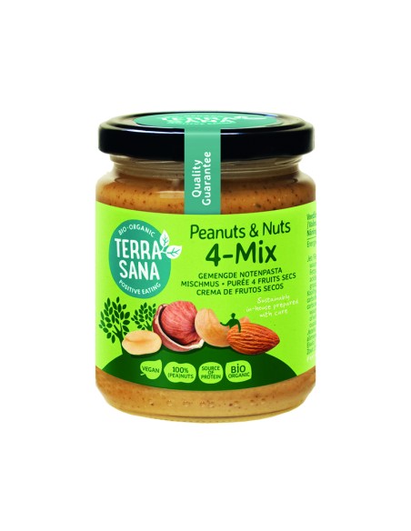 Crema 4-Mix, Frutos Secos (con Cacahuete)