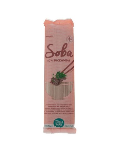 Soba 40% - Espaguetis Japoneses de Trigo-Trigo Sarraceno