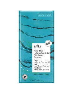 Chocolate Negro Panama con Flor de Sal de Mallorca 75% Cacao