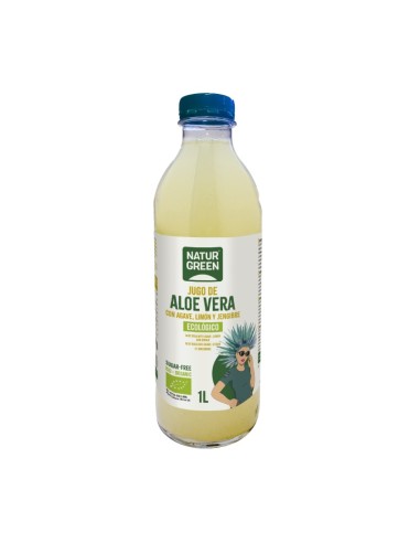 Aloe Vera Limón y Jengibre Naturgreen  Salud Natural Vitalidad