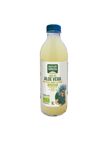 Aloe Vera Limón y Jengibre Naturgreen  Salud Natural Vitalidad