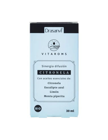 Sinergia Difusión Citronela Bio 30ml Vitaroms Drasanvi