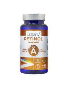 Vitamina A Retinol 90 Comprimidos Drasanvi  Piel Saludable