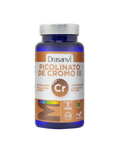 Picolinato de Cromo III Drasanvi 90 Comprimidos - Mineral Vital