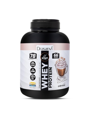 Whey Protein Concentrada Capuchino 750G Sport Live Drasanvi
