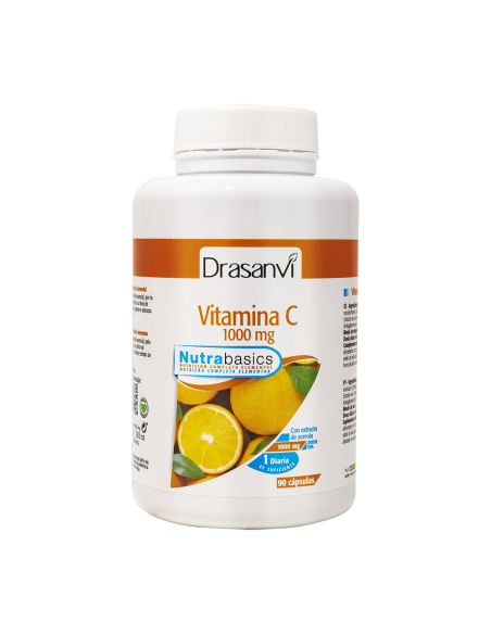 Vitamina C 1000Mg 90 Capsulas Nutrabasicos Drasanvi