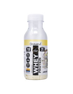 Botella Monodosis Whey Protein Concentrado Chocolate Blanco 30G Sport Live Drasanvi