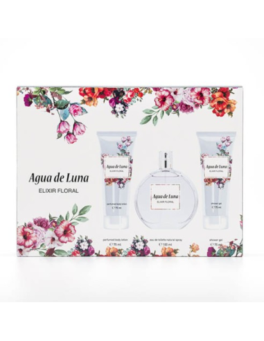 Agua De Luna Set Elixir Floral Eau De Toilette 3 Piezas de Agua De Luna