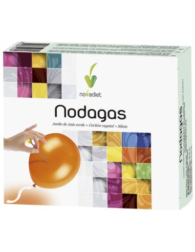 Pack 3x2 Nodagas Envase de 48 cápsulas blandas. de Novadiet