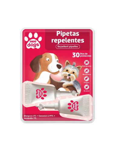 Neo Dogs Pipetas Repelentes Anti-Insectos 2 Uds. de Neo
