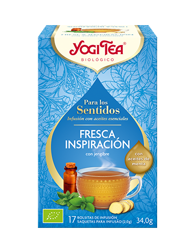Yogi Tea Para Los Sentidos Fresca Inspiracion 17 X 1,8 G de Yogi Tea