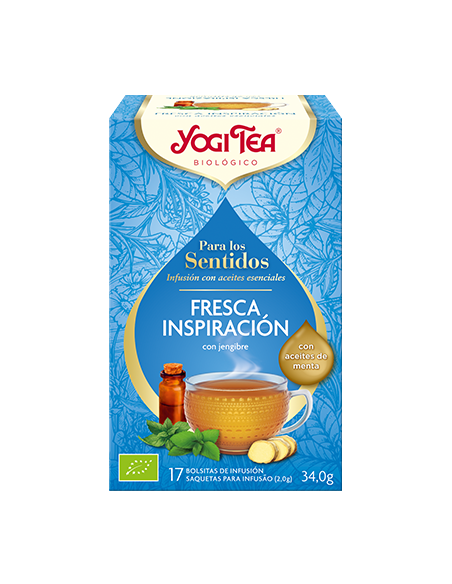 Yogi Tea Para Los Sentidos Fresca Inspiracion 17 X 1,8 G de Yogi Tea