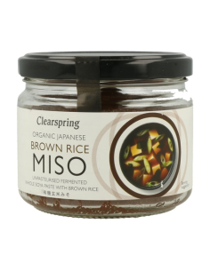 Genmai Miso No Pasteurizado 300 g Clearspring  Sabor Natural
