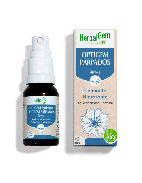 Optigem Spray Parpados Bio (Eco) 10 Ml - Expositor Lleno 9 Uds de Herbalgem