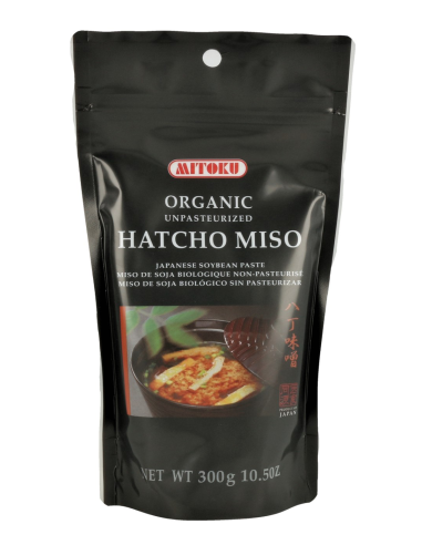 Hatcho Miso No Pasteurizado Mitoku 300g  Sabor Auténtico
