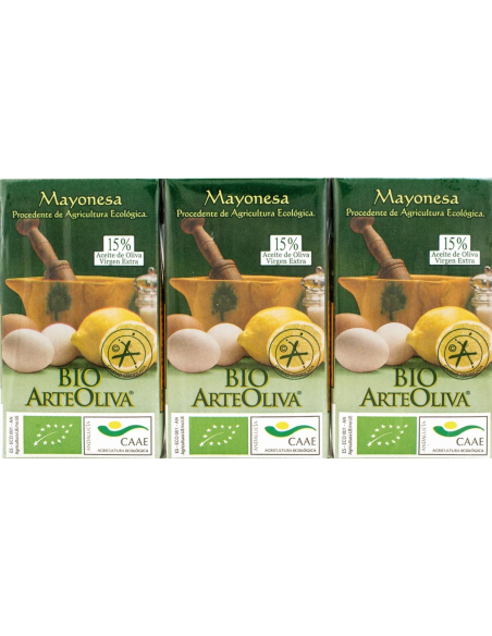 Mayonesa Arte Oliva 3X125Ml de Mediterranea Vita