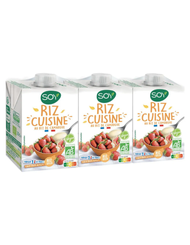 Riz Cuisine 3 X 200 Ml de Soy