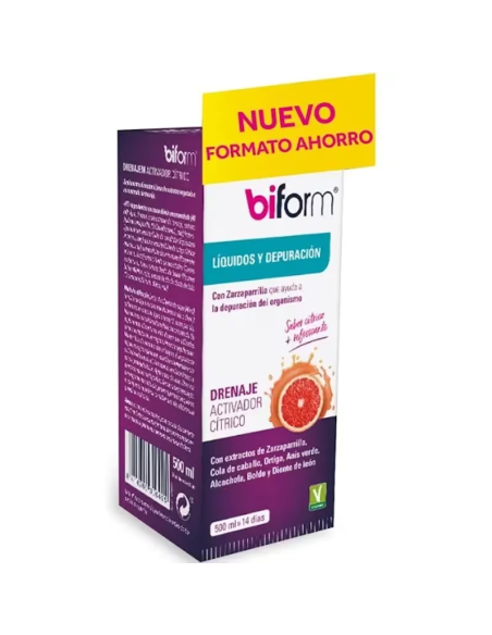 Drenaje Activador Citrico Formato Ahorro  Envase 500 Ml(14 Días) de Biform®