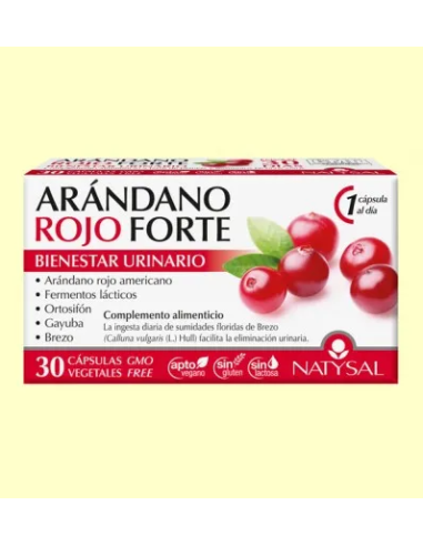 Arándano Rojo + D-Manosa Natysal 7 Sticks Salud Urinaria