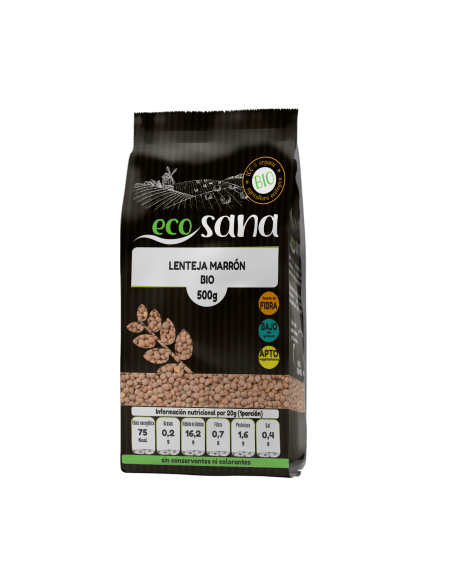 Lenteja Marron Bio 5Kg Ecosana
